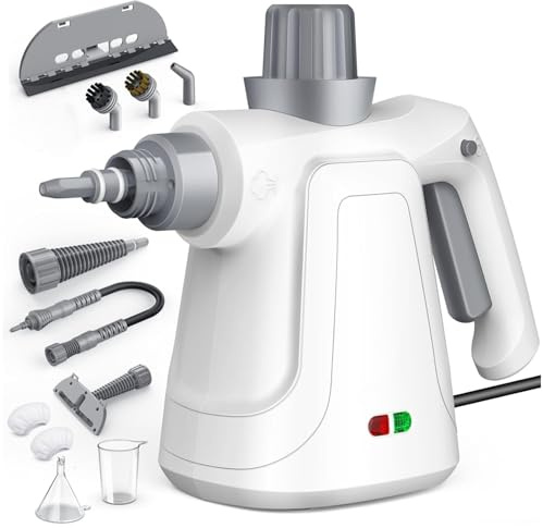 Pulitore a Vapore Portatile Pulitore Vapore Casa Steam Cleaner Per Divani e Tessuti 110 Gradi Vapore Pulizia Macchina Per Cucina, Bagno, Pavimenti, Auto, Divani E Tessuti Lavavetri