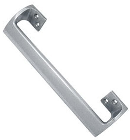 Oval Grip Offset Door Pull Handle Solid Aluminium 9 (225mm) - Satin Finish