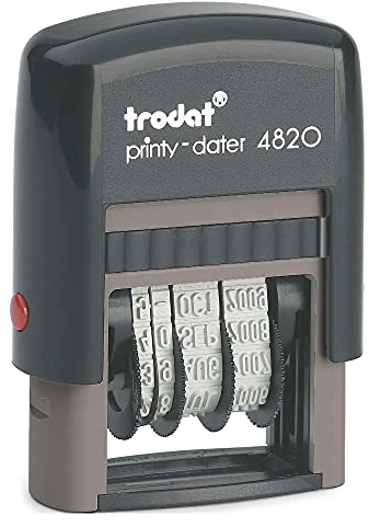 Datumsstempel Printy schwarz TRODAT 4820 4mm schwarz