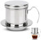 Cafetera Vietnamita, Cafetera Vietnamita de Acero Inoxidable con Filtro de Goteo Cafetera de Goteo Portátil para el Hogar