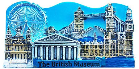 Kühlschrankmagnet, Motiv: London England, 3D-Souvenir, Geschenk, handgefertigt, Heim- und Küchendekoration