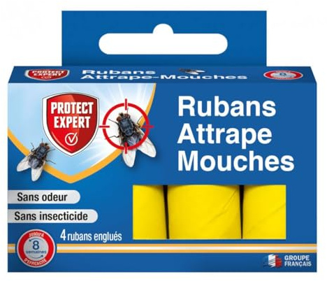 Ruban anti mouches - Blister de 4 rubans