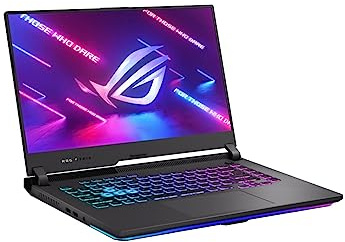 ASUS ROG STRIX-G15-G513RM-HQ264W PC Portable Gamer 15'' 2,5k WQHD 165 Hz & 3 ms (AMD Ryzen 7-6800H, RTX 3060 6G, RAM 16Go DDR5, 512 Go SSD PCIe, Windows 11 Home) Clavier AZERTY RGB 4 Zone