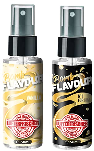 ShinyChiefs FLAVOUR BOMB Autoduft-Set - mit Vanille und No1-Geruch