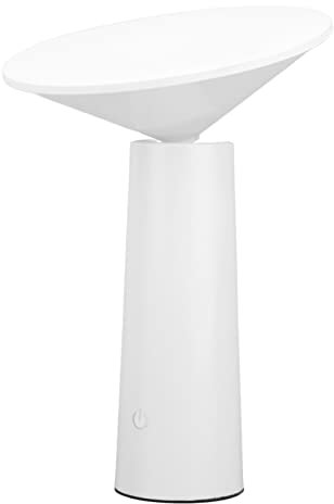 Topiky Portable Cordless Table Lamps, LED Table Lamp, Touch Control Desk Lamp, Desk Light Adjustable Eye Lamp with Battery for Restaurant, Bedroom, Dormitory (White)
