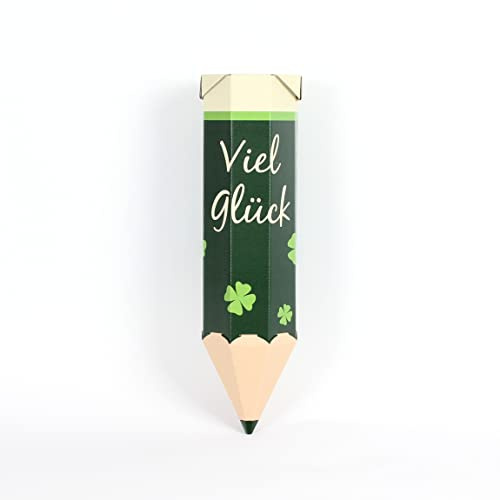 Seefalke - Geschwisterschultüte mit besonderen Design - 40 cm - in Form eines Stiftes - Geschenkverpackung für Enkel, Nichten und Neffen und Co. - Motiv Viel Glück
