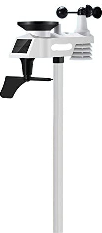 ISAFIX Station météo Station météo WiFi sans Fil intérieur et extérieur Internet Multifonction humidité Pression anémomètre Vent pluviomètre