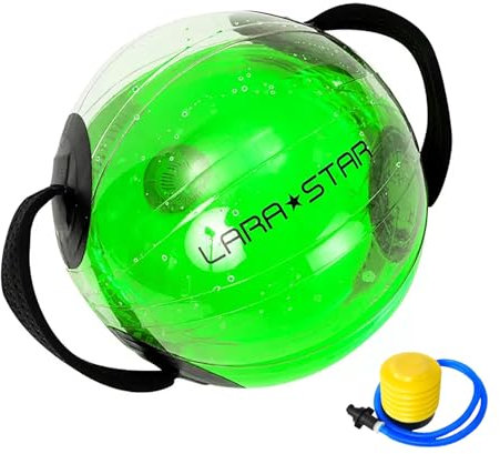 AVIISO Fitness-wassersack Sphere Training Aqua Trainingstasche, Home Fitnessstudiosstärke Wasserball mit Griff & Pumpe, Tragbares Sportkern- und Balance -Gerät, Funktional