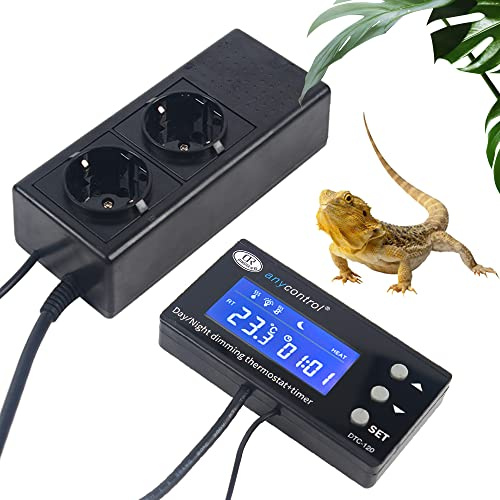 Steckdose Thermostat mit Temperatur Controller 0-50℃,220V LCD Digital PID Reptilien Temperaturregler für Aquarium,Bauernhöfe