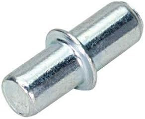 Bodenträger und Glasbodenträger Duplo 5mm mit Ring für Bohrung Einlegeboden Halter - Regalbodenträger Regalstifte 5mm Fachträger Fach - Bodenträger für Einlegeböden aus Stahl (20, Bodenträger Duplo)