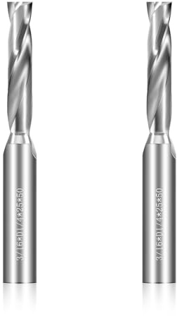 3/16 Flat Bottom Drill Bits, 2Pcs Solid Carbide Drill Bits, Tungsten Drill Bit Set, Metal Drill Bit Set for Hardened Stainless Steel Steel Cast Iron Alloy Copper, High Precision CNC Jobber Drill Bits