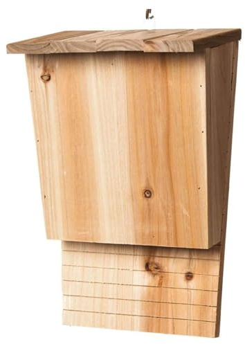 Fledermaushaus, Holzfliegenkontrolle, wetterfester Lebensraum – für den Außenbereich, Hof, Holz, Fledermaushaus, für Nistbeobachtung, Hinterhof, Garten, , Baum, Winter, Sommer, Weihnachten