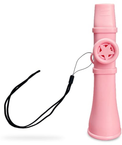 Suoumwa Ideal für Alle Altersgruppen Kazoo Musikinstrument Kleiner Glockenmund für Gitarre Ukulele Violin Klavier Keyboard Pink