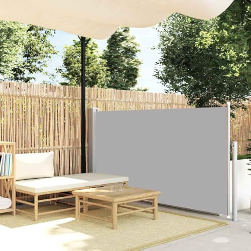 Genérico Toldo Lateral retráctil de jardín Gris 100x500 cm,Casa y jardín,Jardín,Artículos de Exterior,Sombrillas-48386