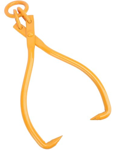 TOPINCN Pinze per Sollevamento Tronchi da 16 Pollici, Pinze per Slittamento Legname per Sollevamento Artigli in Legno in Acciaio con Finitura Verniciata a Polvere per Lo