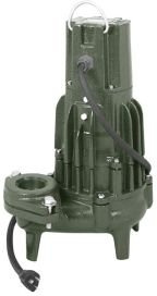 Zoeller 293-0004, Model E293, Waste-Mate 290 Series, High Head Sewage Submersible Pump, 1 HP, 230 Volts, 1 Phase, 10.2 Amps, 2 NPT Flanged Discharge, 122 GPM Max, 51 ft Max Head, 20 ft Cord, Manual