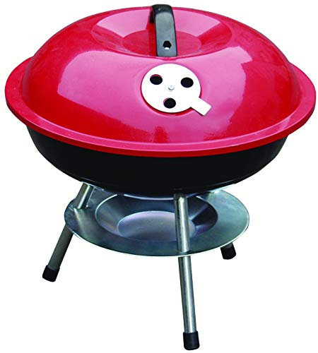 HambleBB-BBQ201 Redwood Leisure 14-inch Portable Barbecue - Red