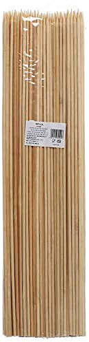 1000 BASTONCINI PER SPIEDONI O PER ZUCCHERO FILATO 40 CM X 4 MM