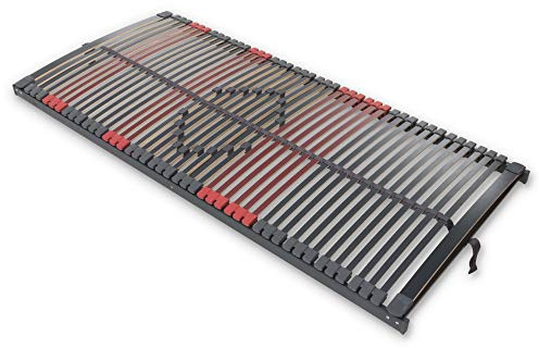 Betten ABC 7-Zonen Lattenrost Max Premium NV / Lattenrahmen in 100 x 220 cm mit 44 Leisten und Mittelzonenverstellung - geeignet für alle Matratzen