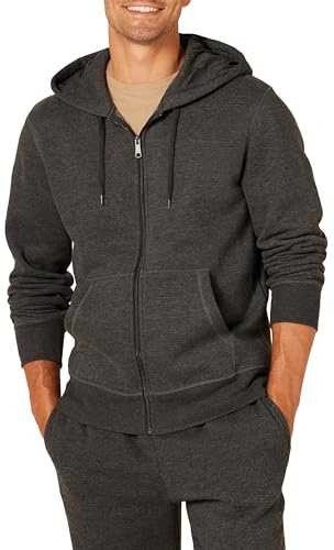 Amazon Essentials Uomo Felpa con Cappuccio e Cerniera Integrale in Pile (Disponibile nelle Taglie Big & Tall)