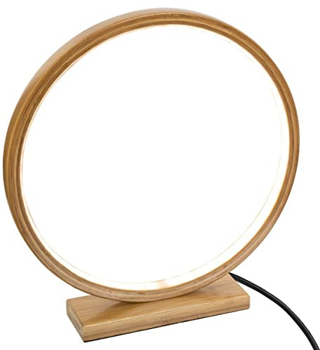 Führte runde Bambuslampe
