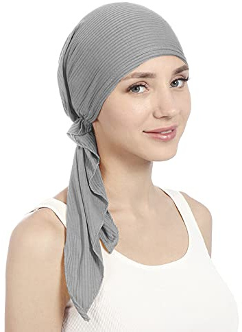 Damen Kopftuch Kappe Chemo Turban Sommer Beanie Mütze Muslim Bandana Stoffturban Kopfbedeckung Headwear Headwraps