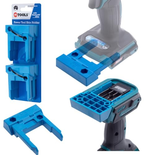 Wandhalterung für 40V Makita Werkzeuge | 4er Pack | Ordnung in Werkstatt und Auto | mit integrierter Mutter | 10 Jahre Garantie