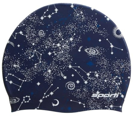 Sporti Constellation Silicone Swim Cap