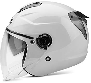 LIONCIANO Casco Per Adulti Con Doppia Visiera, Fibbia Di Sicurezza a 7 Paragrafi, Calotta In Abs Combinata Con Strato Tampone In Eps Per Fornire Una Migliore Protezione Alla Guida