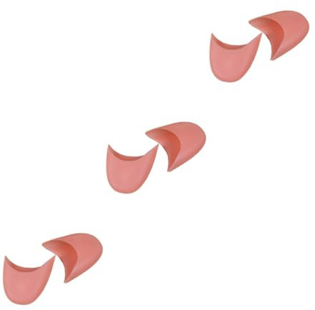 Beaupretty 3 Paar Silikon-schutzpolster Für Tänzer Vorfußpolster Sohlenkappen Polster Trennsocken