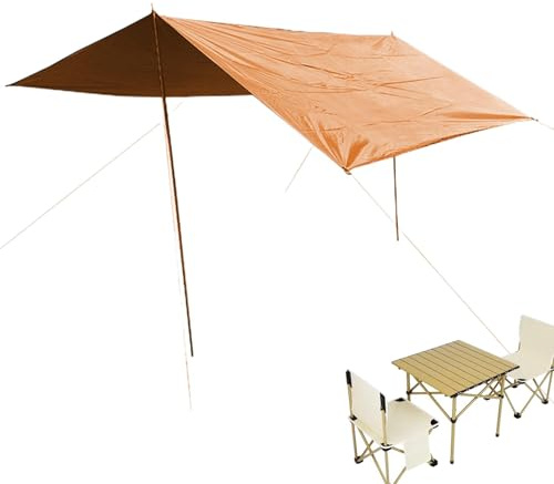 Parasol para playa, parasol para playa | Toldo impermeable para protección solar – Parasol a prueba de viento y protección solar para picnic y camping en el jardín