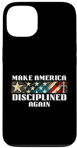 Macht Amerika wieder diszipliniert USA Stars & Stripes Hülle für iPhone 13