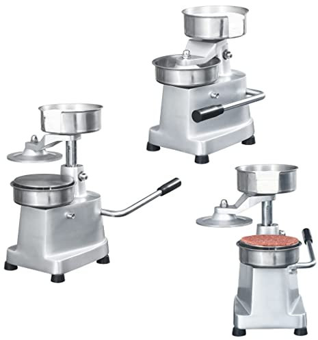 LLEZKBR Pressa per hamburger con 500 cartine in alluminio, 13 cm