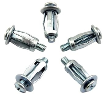 M4 M5 M6 Rivetto Farfalla Tassello di Espansione Bullone di Bloccaggio Piastra Fissaggio a Parete Morsetto di Espansione(M5-10pcs)