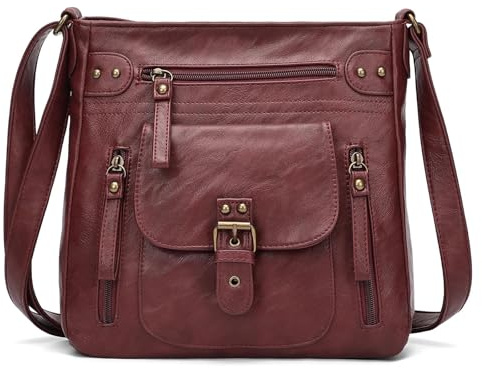 KL928 Tasche Damen Umhängetasche kleine Handtaschen Schultertasche Damentasche Damenhandtasche mittelgroß handtasche Lederhandtaschen Geldbörse PU Leder für frauen oder Mädchen