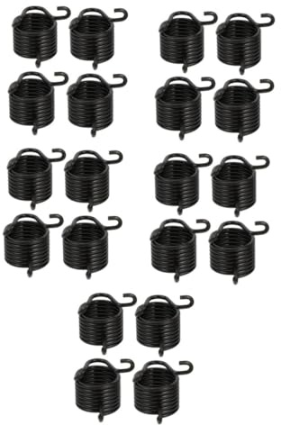 PRETYZOOM 20 pcs Black Steel Air Hammer Springs Replacement for Pneumatic Tools Compatible with Models Mechanical Compression Springs for Industrial Repair and Manufacturing