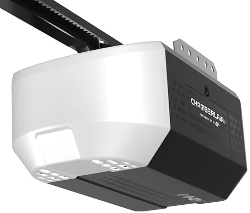 Chamberlain 1/2 HP Belt Drive Smart Garage Door Opener with Battery Backup, 1-Bulb Lighting, and myQ Connectivity