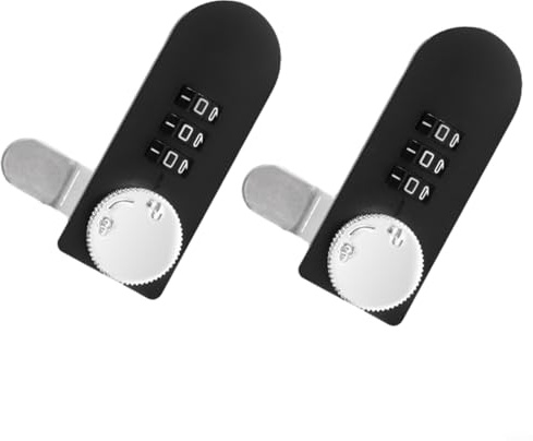 Secure Your Cabinets with a Mechanical Dial Lock Keyless Combination Lock for Enhanced Security (Left)
