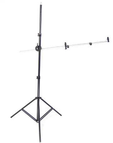 DynaSun Profi Reflektorhalter Teleskoparm H2258W957 Reflektorset mit Klemme +Stativ
