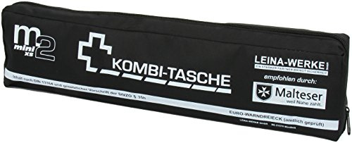 Leina-Werke 14018 Mini-Kombitasche M2 ohne Klett, XS, Schwarz/Weiß