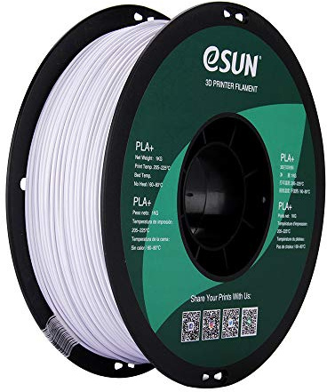 esun 1,75 mm PLA Pro (PLA +) 3D Drucker Filament 1 kg Spule (1), 19, Farben zu wählen
