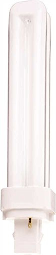 Satco S8327, 3500K 26-Watt G24D-3 Base T4 Quad 2-Pin Tube for Magnetic Ballasts, Compact Fluorescent Bulb (Pack of 10)