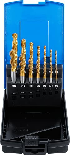 BGS 9296 | Jeu de forets hélicoïdaux & filières | 14 pièces