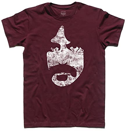 3stylershop Men's t-Shirt Frank Zappa Stylized And antiquated Face