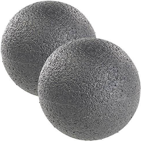 newgen medicals Faszienmassagebälle: 2er Pack Massage-Ball und Faszien-Trainer für Rücken & Co., Ø 8 cm (Nackenmassage Ball, Therapiebälle)