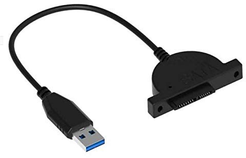 USB 3.0 a CD-ROM per notebook, SATA a USB, cavo USB, adattatore CD-ROM per notebook 7 + 6