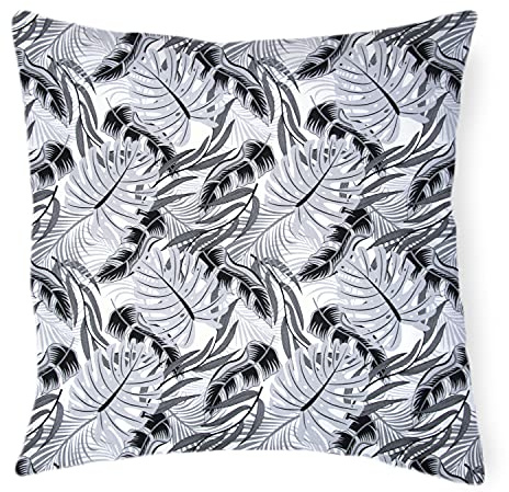 Amilian Dekokissen 80x80 Dekokissen mit Füllung und Bezug Kissen mit Bezug Dekoratives Kissen Balkon Dekoration Couch Kissen Sofa Kissen Wohnzimmer Kissen Deko