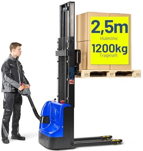 Pallit Carrello Elevatore Elettrico BUDGET-S - 2500 mm, 1200 kg, 2 Batterie