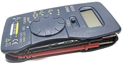 Multimetro digitale tascabile, mini tester di elettronica, piccolo compatto e facilmente portatile, Amperometro Voltmetro Ohmmetro