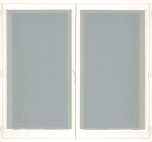 Atout Ciel Coppia di tende con passapasta pronte da appendere, 2 x 60 x 120 cm, grigio